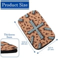 thumbnail image 4 of Easter Soft Comfortable Furry Printed Car Armrest Cover 12.5x8.2 Inch Armrest Accessory, 4 of 6