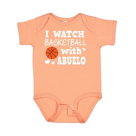 

Inktastic I Watch Basketball with Abuelo Gift Baby Boy Bodysuit