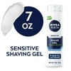 NIVEA MEN Sensitive Shave Gel with Vitamin E, Soothing Chamomile and Witch Hazel Extracts, 7 oz Can