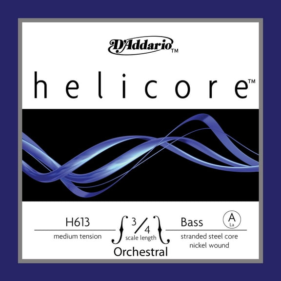 D'Addario Helicore Orchestral Series Double Bass A String 3/4 Size Medium