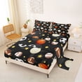 thumbnail image 2 of Erosebridal Ball Games Kids Queen Sheet Sets,Football Sport American Rugby Print Baseball Lovers Bed Set 4-Piece, 2 of 6