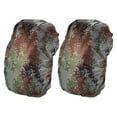 thumbnail image 1 of Unique Bargains 45-55L Waterproof Rucksack Cover, 2 Pack Backpack Rain Cover, L, Digital Camo, 1 of 5