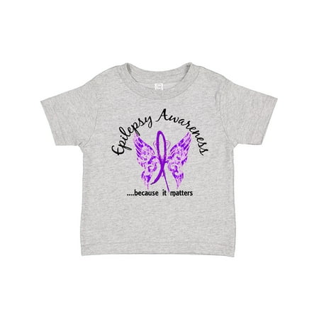 

Inktastic Epilepsy Butterfly 6.1 Boys Toddler T-Shirt