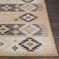 thumbnail image 4 of Boutique Rugs Kelly Bohemian Southwestern Colorful Area Rug - Tribal Diamond Boho Carpet for Living Room, Bedroom, Dining Room - Gray, Tan, Charcoal - 7'10" x 11'2", 4 of 10
