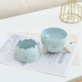 thumbnail image 6 of Blasgw Dinosaur Eggs Desktop Storage Bucket Flip Type Large Capacity Pencil Holders Pink, 6 of 8