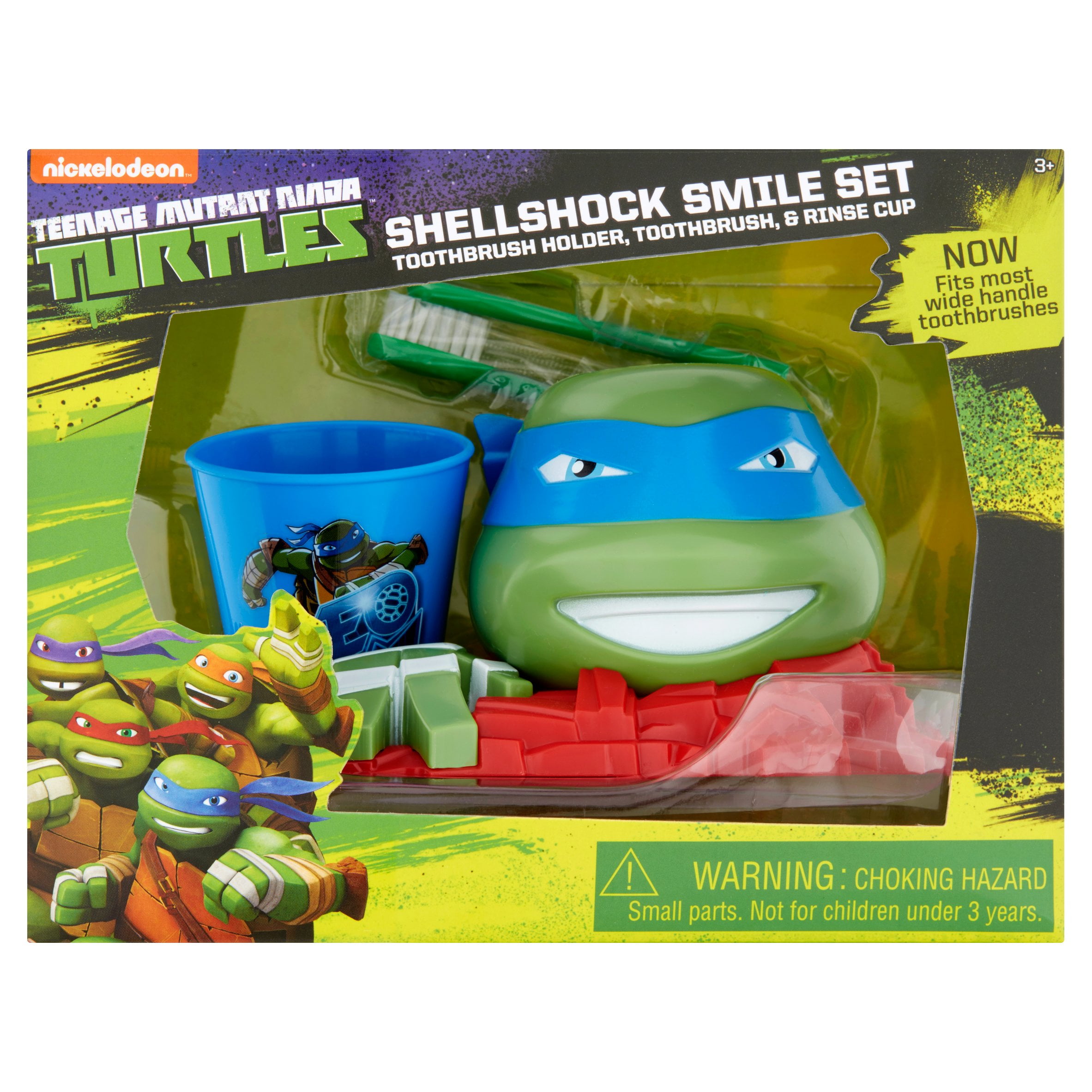 Teenage Mutant Ninja Turtles Shellshock Toothbrush, Toothbrush Holder