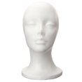 thumbnail image 2 of Female Styrofoam Foam Head Model Halloween Graffiti Mannequin Manikin, 2 of 5