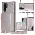 thumbnail image 5 of Funda tipo cartera para Huawei P30 Pro con tarjetero y correa para el hombro para mujer p202411261300, 5 of 5
