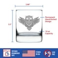 thumbnail image 4 of Bevvee Whiskey Rocks Glass 10.25 oz Cute Owl Gifts for Owl Lovers Glassware & Drinkware, 4 of 4