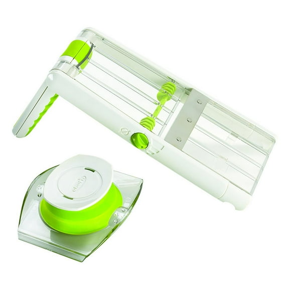 Chef'n SleekSlice Green/White Plastic/Stainless Steel Collapsible Mandoline