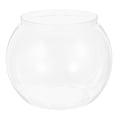 thumbnail image 1 of Cuenco redondo de plástico para peces, pez Betta transparente, acuarios pequeños, maceta para flores, maceta para narcisos, macetero hidropónico, pecera, cuenco para acuario, 1 of 6
