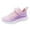 Pink, variant on Cathalem Girls Slip on Sneakers Little Girl & Big Girl Low Platform Court Sneaker (Black,1.5)