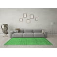 thumbnail image 3 of Ahgly Company Indoor Rectangle Solid Emerald Green Modern Area Rugs, 3' x 5', 3 of 4