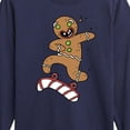 thumbnail image 3 of Instant Message - Gingerbread Skater Christmas - Toddler & Youth Long Sleeve Graphic T-Shirt, 3 of 6