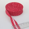 thumbnail image 3 of Ruban de Coton Polyvalent et Tendance pour Tous les Besoins de Couture, Grand Application, Ruban de Biais Imprimé, Blanc, Gros Pois Rouges, 3 of 8