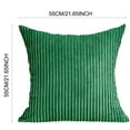 thumbnail image 3 of Wiueurtly Coussin Moderne Contemporain Gris Rayé en Polyester 22 Pouces X 22 Pouces (2 Unités), 3 of 9