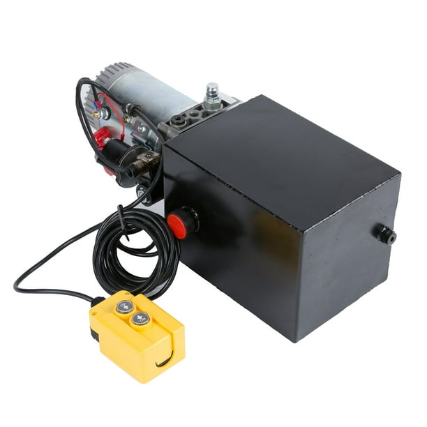 8 QUART SINGLE ACTING HYDRAULIC PUMP DUMP TRAILER RESERVOIR UNLOADING