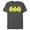 Charcoal Heather, variant on Men's Batman Logo Classic Wing Graphic Tee Charcoal Heather Medium
