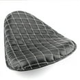thumbnail image 3 of 12" Motorcycle Leather Solo Driver Seat for Chopper Bobber Custom Honda Suzuki GN Kawasaki Yamaha, 3 of 6