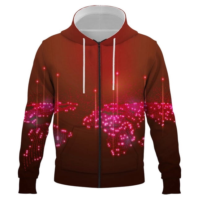 Sudadera con capucha con cremallera y estampado 3D de imagen inteligente de IA para hombres, mujeres y niños, jersey de moda de manga larga para niños y niñas, sudaderas para niños, tops