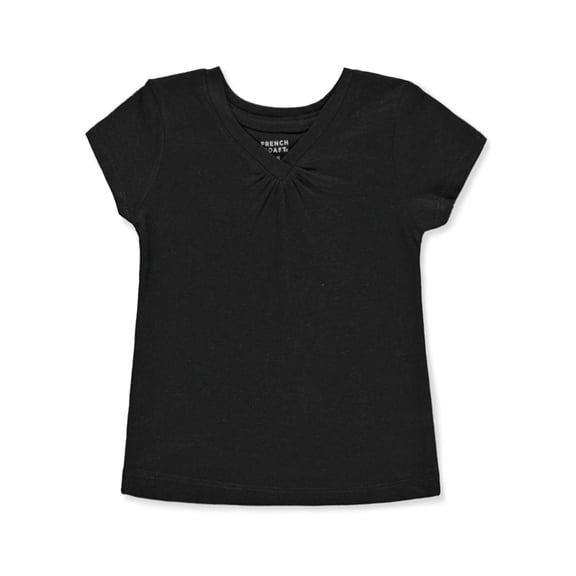 French Toast Baby Girls' V-Neck T-Shirt Color: black Size: 12 months