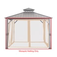 thumbnail image 3 of Garden Winds Universal Replacement Mosquito Netting Set for 10' X 10' Hard Top Gazebo, 3 of 4