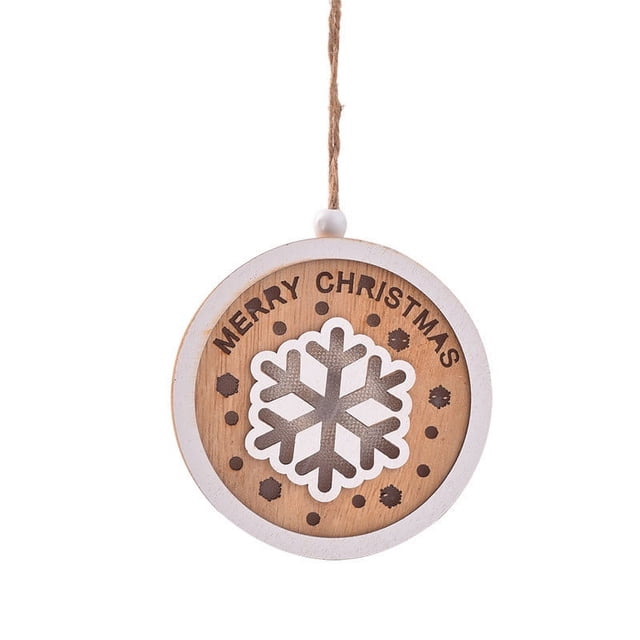Adornos Colgantes En Madera para Navidad Xihbxyly Decoración de Fiestas En Temática Navideña