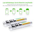 thumbnail image 3 of EBL AAAA Batteries, 1.2V 400mAh Ni-MH AAAA Rechargeable Batteries for Surface Pen, 4-Count, 3 of 10