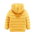 thumbnail image 4 of Mercatoo Youth Girls Zipper Puffer Hooded Jacket Lightweight Solid Color Padded Down Coat Warm Windproof Outwear for Kids Girls, 4 of 9