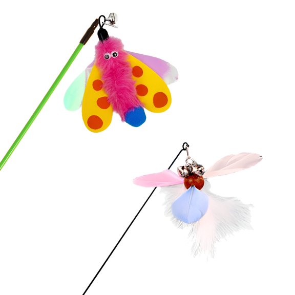 BESTSKY 2Pcs Interactive Cat Toy,Instant Play Action Interactive Cat Toys,Fun Toy Engagement Kitten Toys,Style1