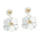 thumbnail image 4 of Pendientes colgantes de flores, pendientes de pétalos florales, pendientes colgantes para vacaciones, mujeres, niñas, joyería del día de San Valentín,, 4 of 8