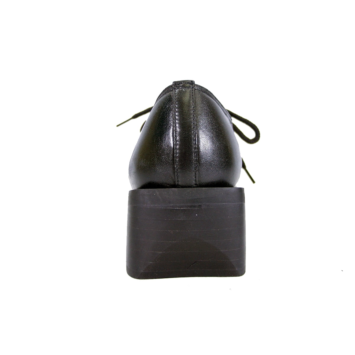 PEERAGE Moya Women's Wide Width Leather Lace Up Oxford Shoes BLACK