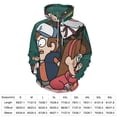 thumbnail image 2 of Gravity Falls Sweatshirts Casual Pullover Hoodie Jacket Unisex Hooded Activewear 3D Printed Long Sleeve Sweater with Pocket 3XL, 2 of 8