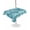 Teal, variant on Outdoor Tablecloth with Umbrella Hole for Patio/Picnic/Party/Camping, Grey Coastal Waterproof Table Cloth Rectangle Table Cover Washable, Summer Ocean Sea Waves Starfish Corals (52"x 70")