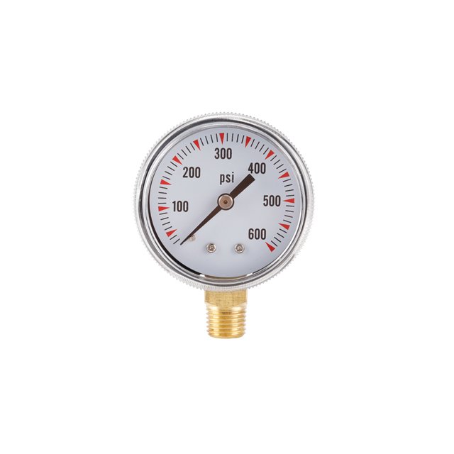 Speravity Medidor de presión hidráulica profesional 1/4, medidor de laboratorio Industrial de aceite combustible lleno, accesorios de repuesto para Herramientas eléctricas Speravity TO008953-00B