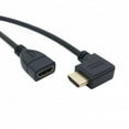 thumbnail image 6 of JSER Right Angled 90 Degree Connector HDMI 1.4 with Ethernet 3D Type A male to A female Extension Cable 0.5m, 6 of 7