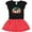 Black & Red with Polka Dots, variant on Inktastic Noodle Bowl Japanese Cute Ramen Kawaii Girls Toddler Dress