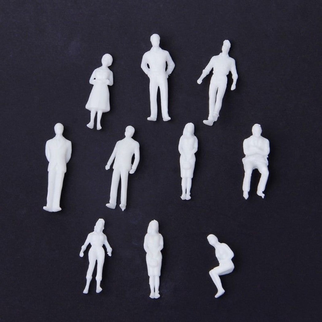 High Quality S2Z8 1Pc 1:25/30/50/75 Scale Architecture White Model Figures 