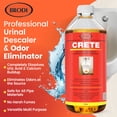 thumbnail image 5 of Crete Urinal Drain Cleaner, Restores Pipes to Original Diameter, Urinal Descaler & Deodorizer, Safe for Pipes, 32 oz, Pack of 1, 5 of 8