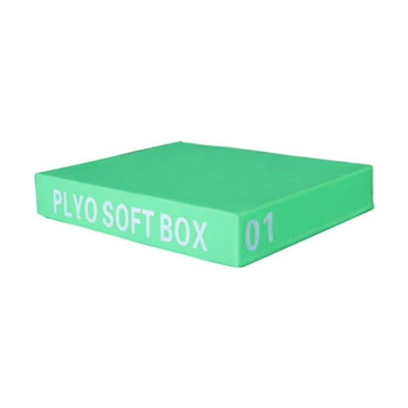 Almencla Plyometric Jump Box Multifunctional High Density Epe Foam Step up Box Plyo Jump for Conditioning Fitness Mma Adults Men Women Green 15cm High