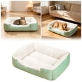 thumbnail image 4 of Orthopedic Pet Bed for Dogs & Cats - Removable Washable Cover, Comfortable Sleeping Mat Cushion with Non-Slip Bottom Sofa Bed,XS-L,Light Green, 4 of 4