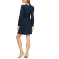 thumbnail image 2 of Tommy Hilfiger Womens Velvet Burnout Fit & Flare Dress, 2 of 2