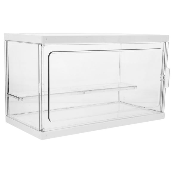 MOKKHNB Mini Figurines Vitrine Lot de 1 Boîte Rectangulaire en Plastique pour Poupées