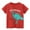 Red, variant on Toddler Kids Baby Boys Girls Dinosaur Short Sleeve Crew Neck T Shirts Tops Tee Clothes Children