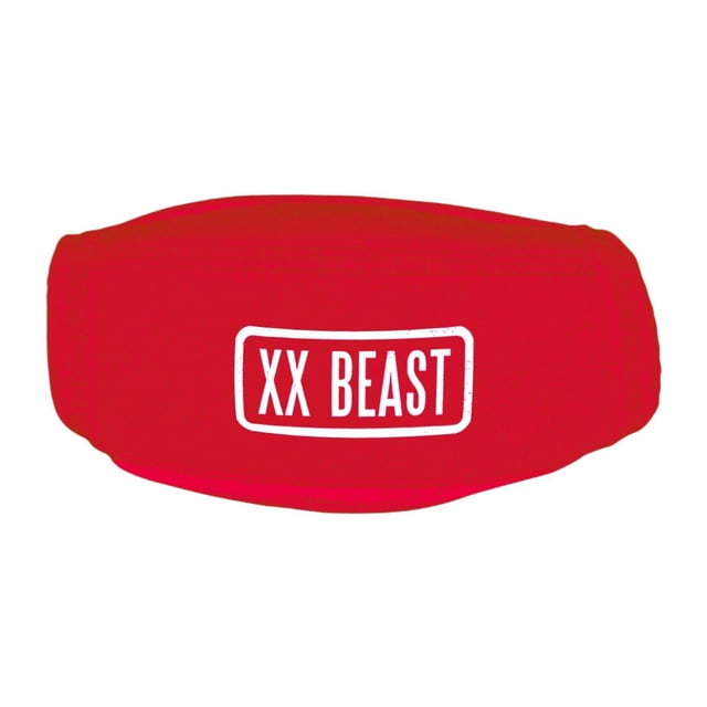 Lipstore Housse de Coussinet de Menton de Casque de Football Housse de Sangle de Menton Sangle de Remplacement Coussin Impact Rouge