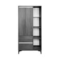 thumbnail image 1 of Closet Ropero, Armario Moderno con Puertas y Cajones, Mueble Organizador para Dormitorio, Diseño Minimalista y Duradero., 1 of 5