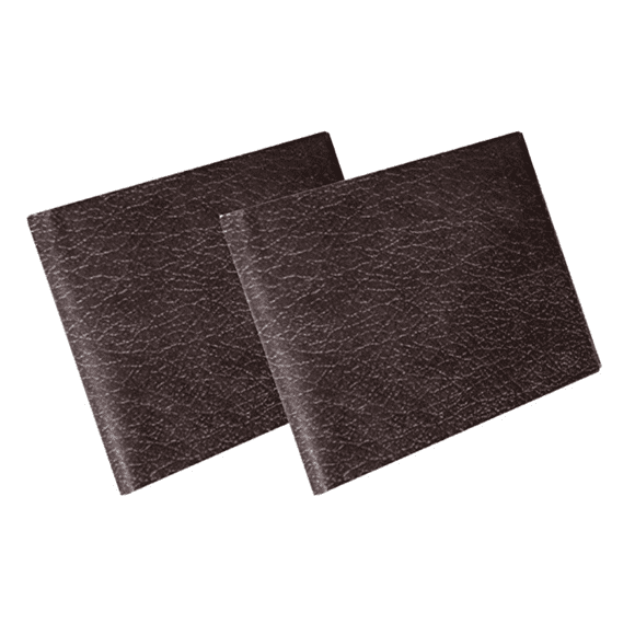 DuraWallet Slim Blocage RFID Style Homme Protéger Tenir 16 Cartes de Crédit avec Pince à Billets - Marron - 2 Pack