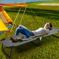 thumbnail image 4 of Gymax Portable Camping Cot Outdoor Folding Sleeping Bed for Traveling Hiking, 4 of 10