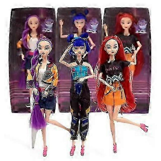 3X 30cm Kpop Demon Hunters Girls Doll Toy Rumi Mira Zoey Figure Dolls Birthday Gift