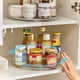 thumbnail image 5 of Estante giratorio de almacenamiento para cocina | Organizador transparente Lazy Susan giratorio | Bordes altos y asas | Soporte para latas de condimentos de despensa 360° | PET de gran capacidad, 5 of 9